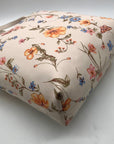 Lauren Conrad Cream Faux Leather Floral Tote Bag