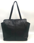 Fossil Black Leather Tessa Shopper Tote