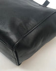 Fossil Black Leather Tessa Shopper Tote