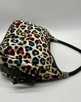 Brighton Soft Multicolor Leopard Print Fabric Shoulder Bag