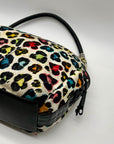 Brighton Soft Multicolor Leopard Print Fabric Shoulder Bag