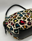 Brighton Soft Multicolor Leopard Print Fabric Shoulder Bag