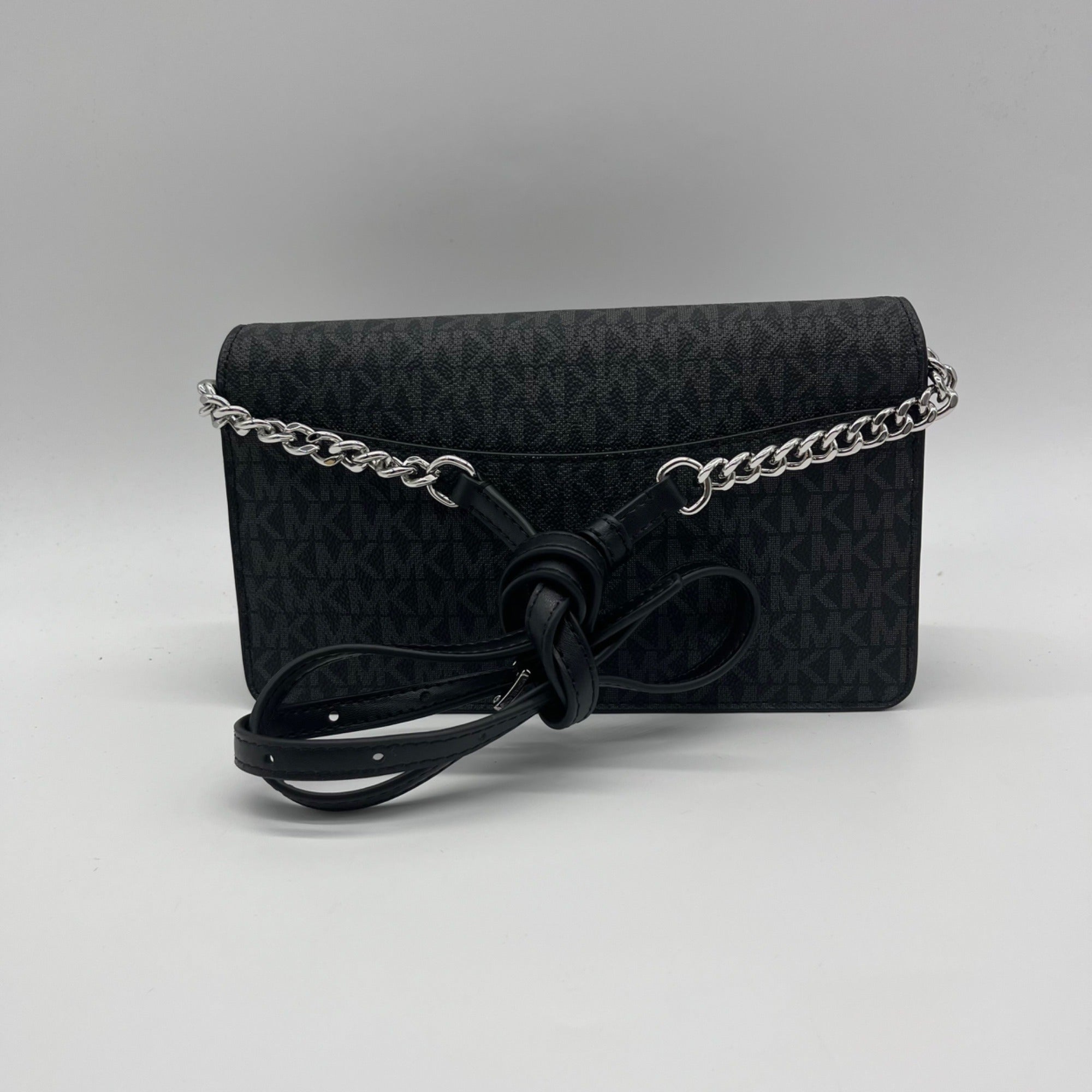 Michael Kors Black Jet Set Signature Logo Crossbody Bag