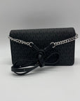 Michael Kors Black Jet Set Signature Logo Crossbody Bag
