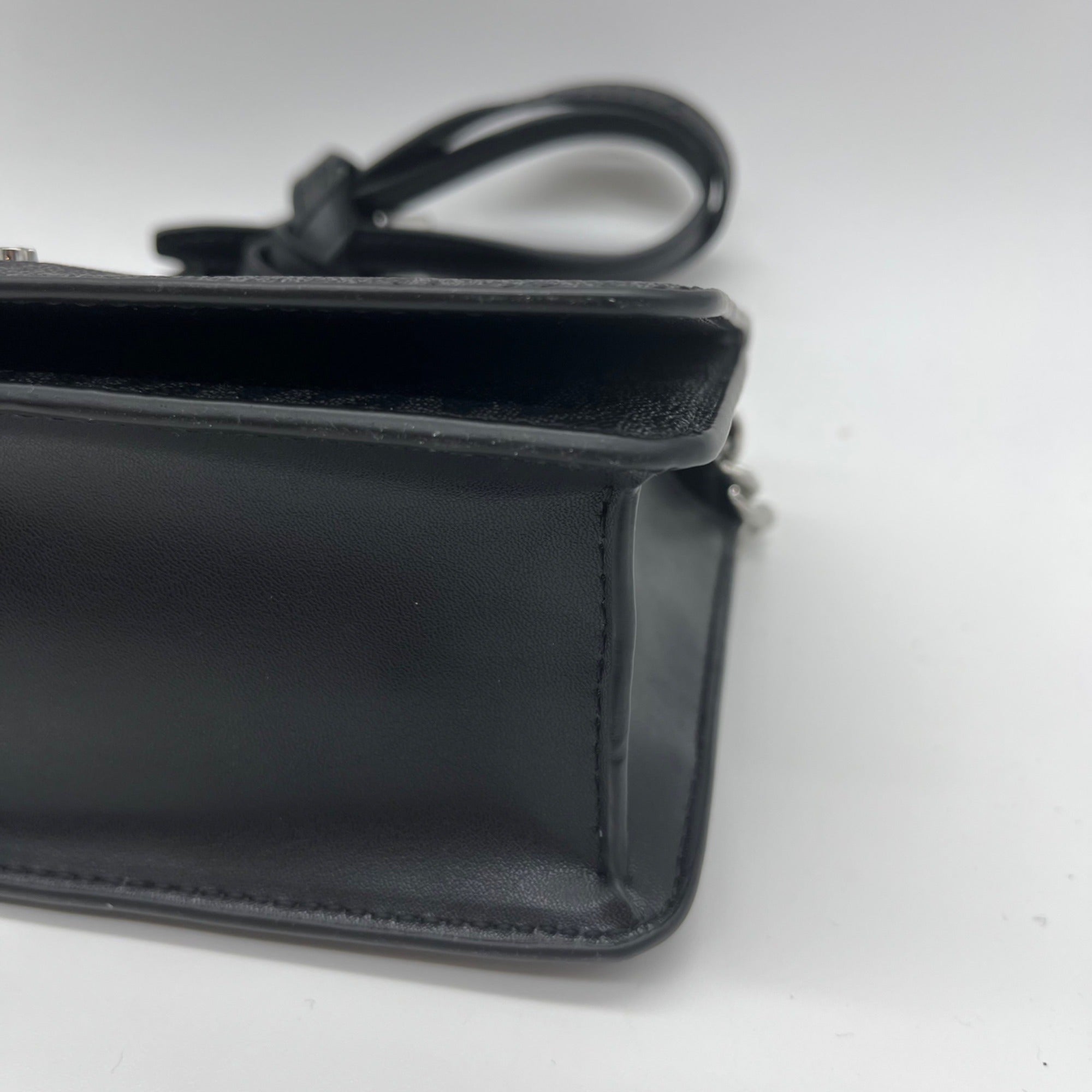 Michael Kors Black Jet Set Signature Logo Crossbody Bag
