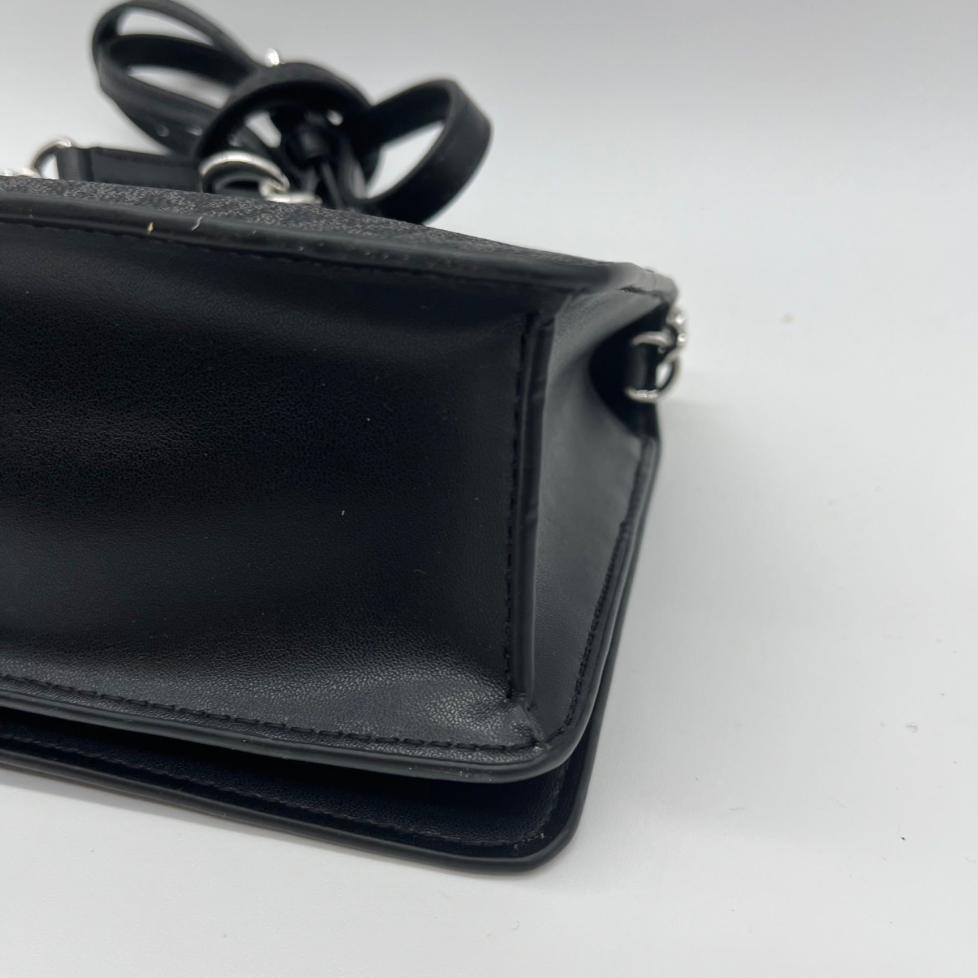 Michael Kors Black Jet Set Signature Logo Crossbody Bag