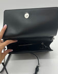 Michael Kors Black Jet Set Signature Logo Crossbody Bag