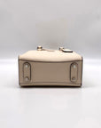 Coach Tote 16 Crossgrain Leather Chalk White Convertible Crossbody Tote CJ795