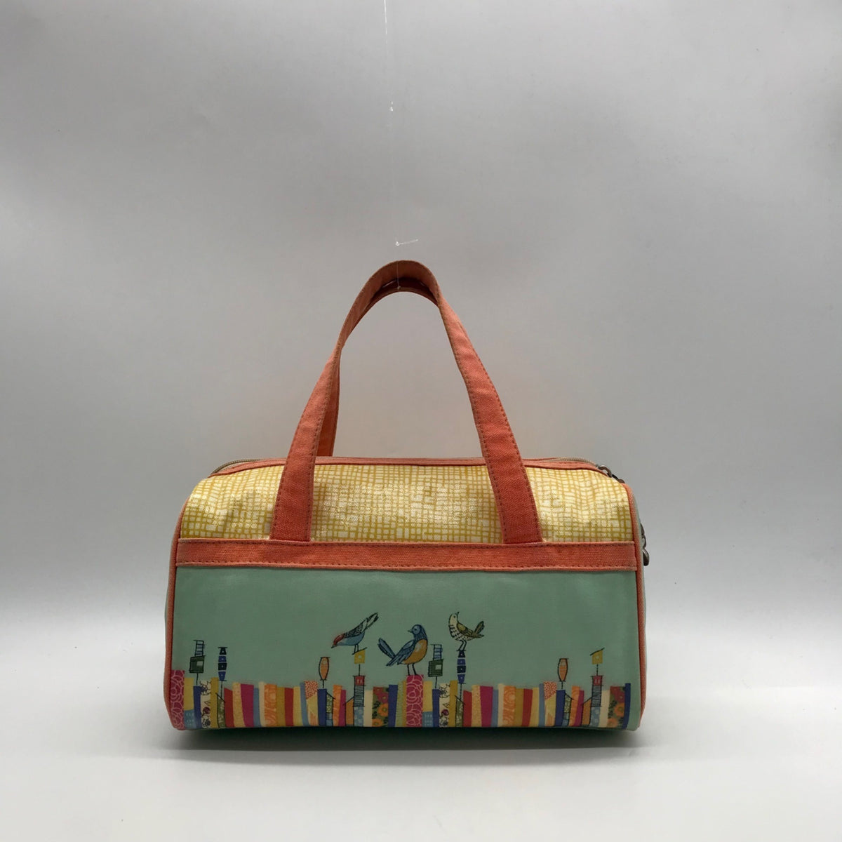Fossil Multicolored Canvas Cosmetic Pouch