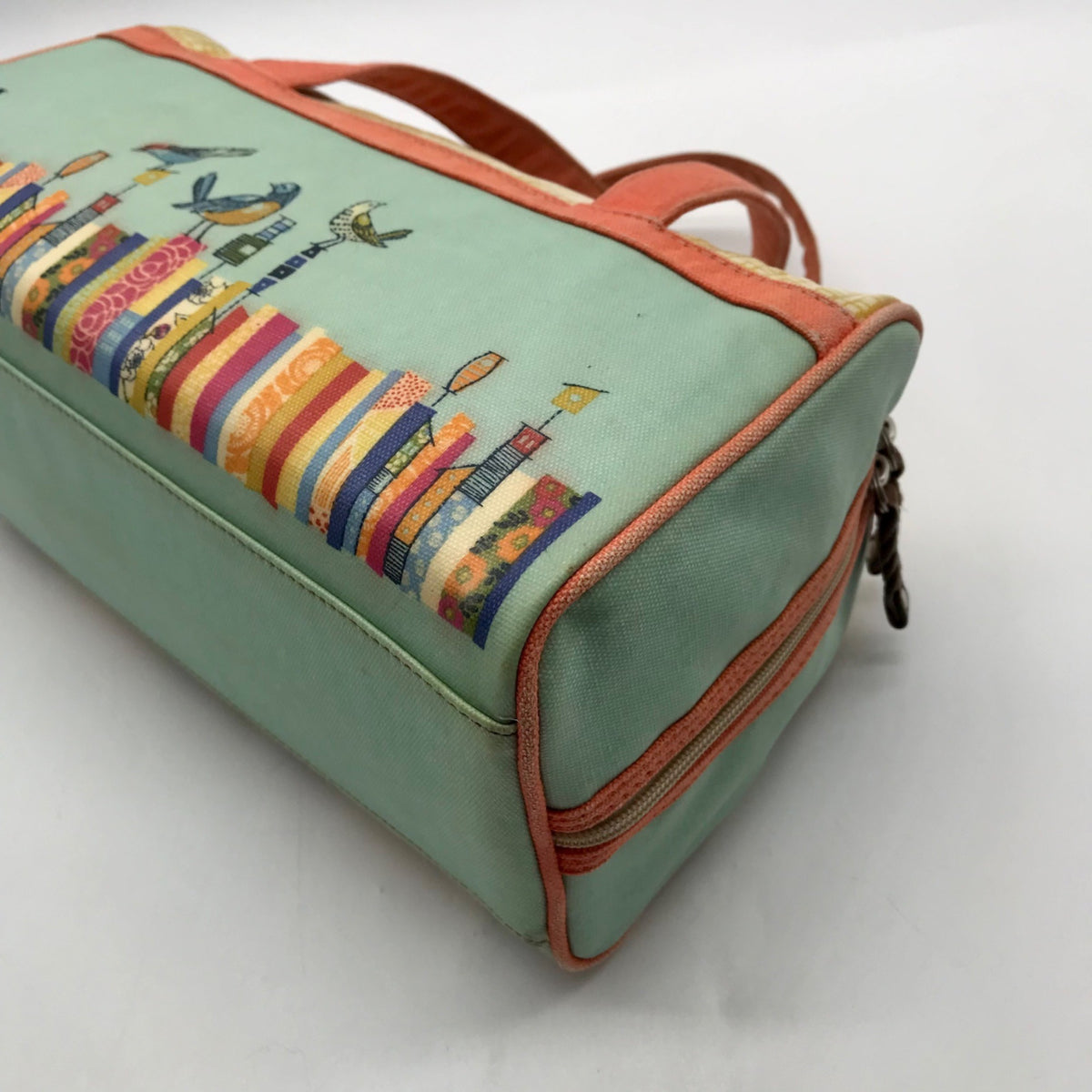 Fossil Multicolored Canvas Cosmetic Pouch
