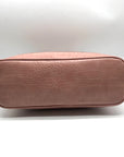 Giani Bernini Dusty Pink Croc Embossed Faux Leather Dome Satchel