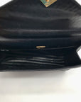 Bally Black Quilted Leather Top Handle Handbag
