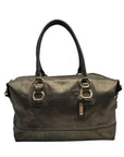 Cole Haan Metallic Bronze Leather Convertible Satchel