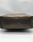 Cole Haan Metallic Bronze Leather Convertible Satchel