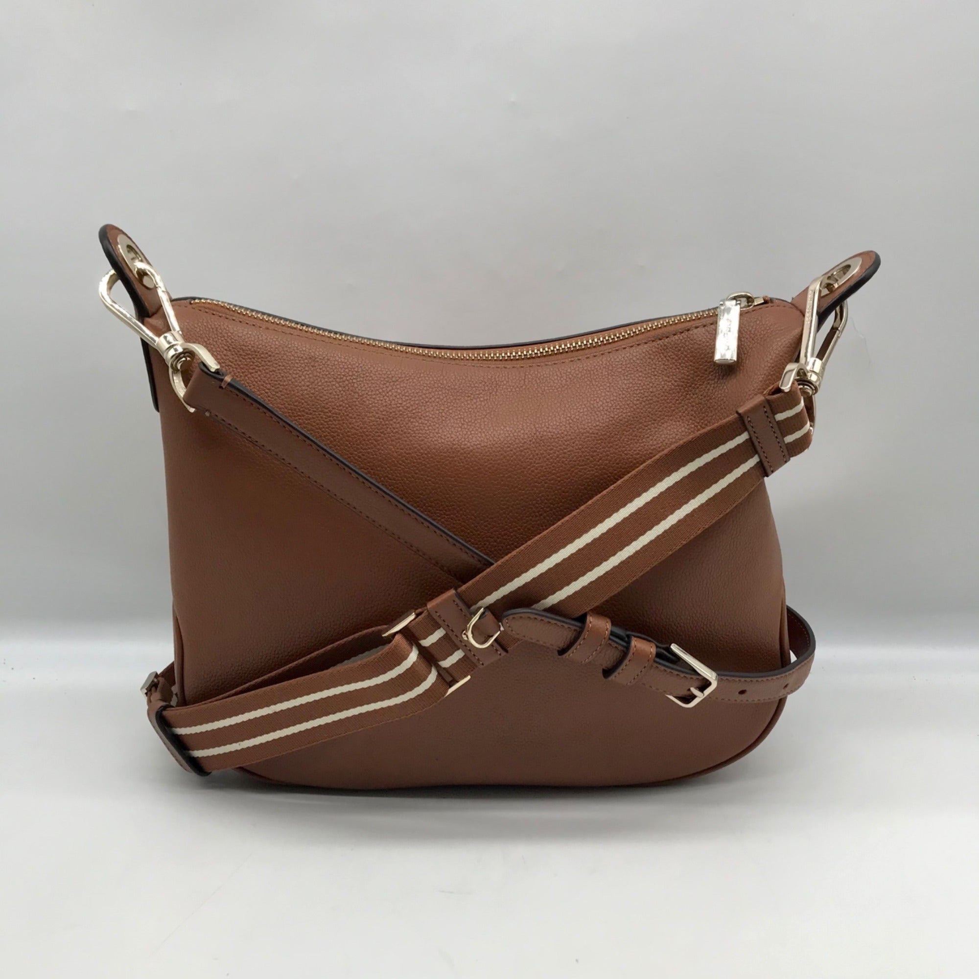 Kate Spade Brown Pebbled Leather Rosie Shoulder Bag