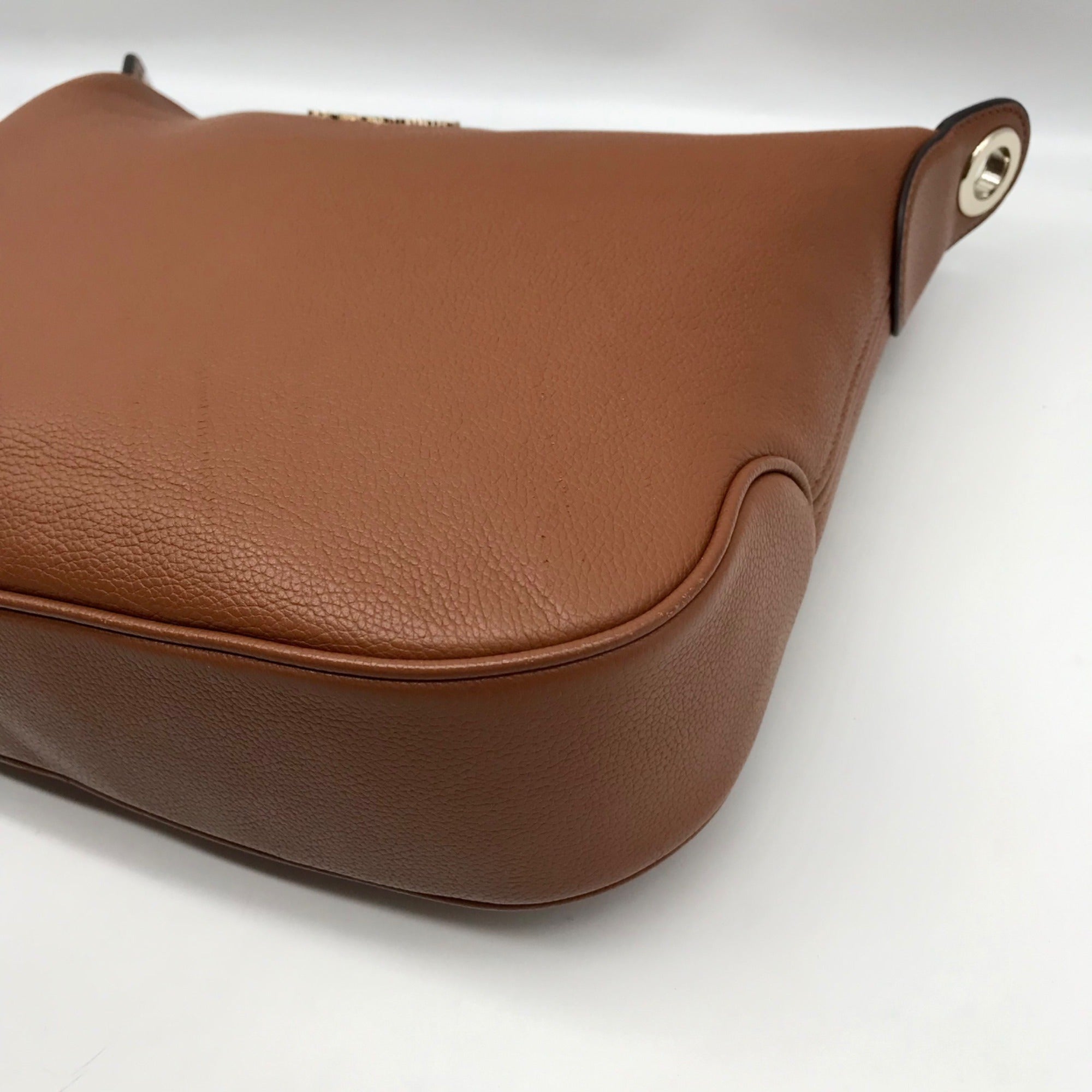 Kate Spade Brown Pebbled Leather Rosie Shoulder Bag