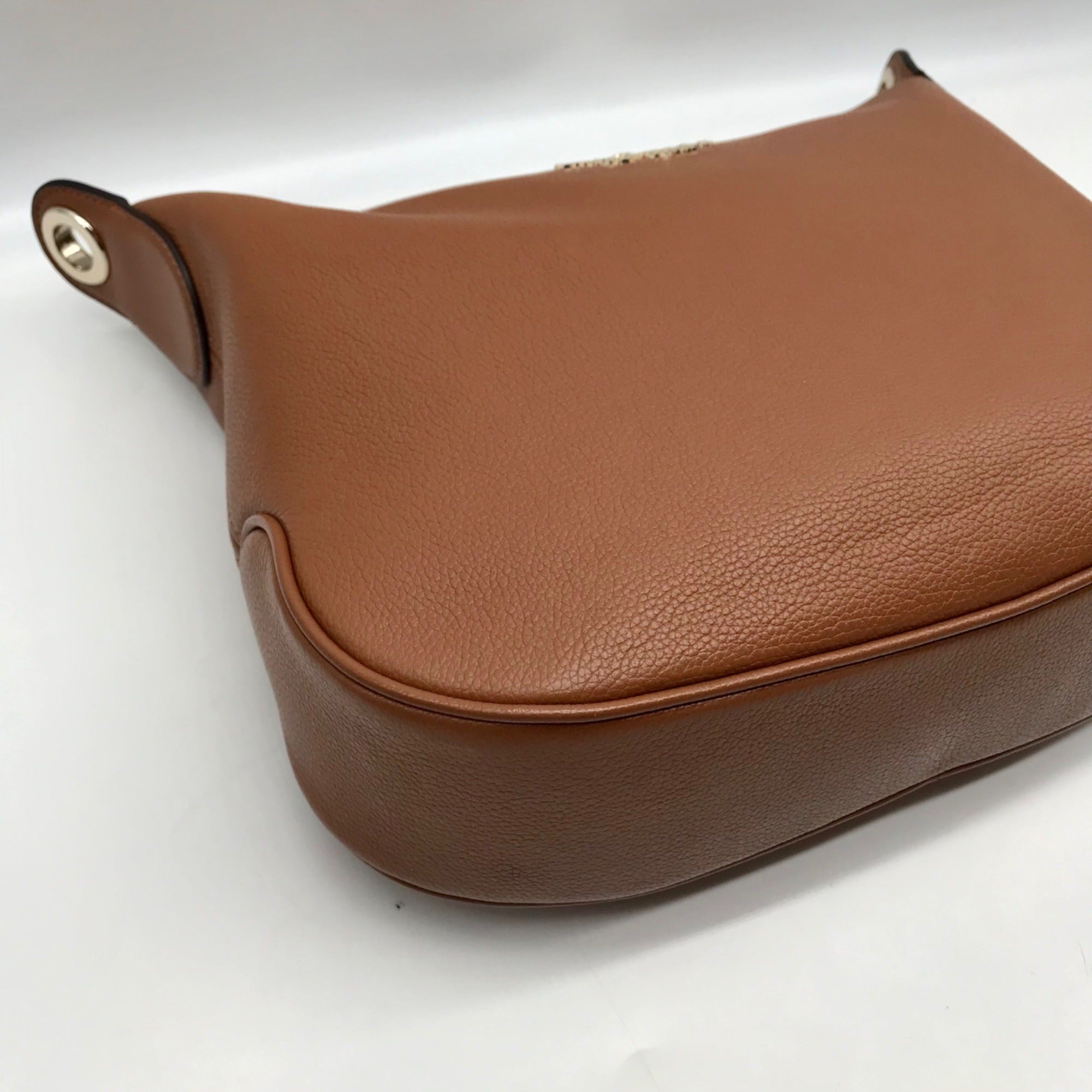 Kate Spade Brown Pebbled Leather Rosie Shoulder Bag