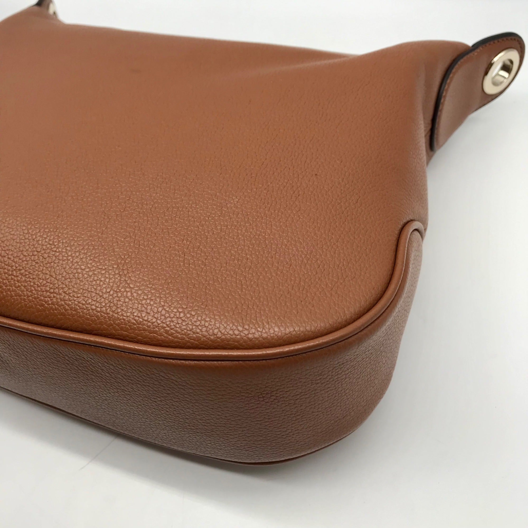 Kate Spade Brown Pebbled Leather Rosie Shoulder Bag