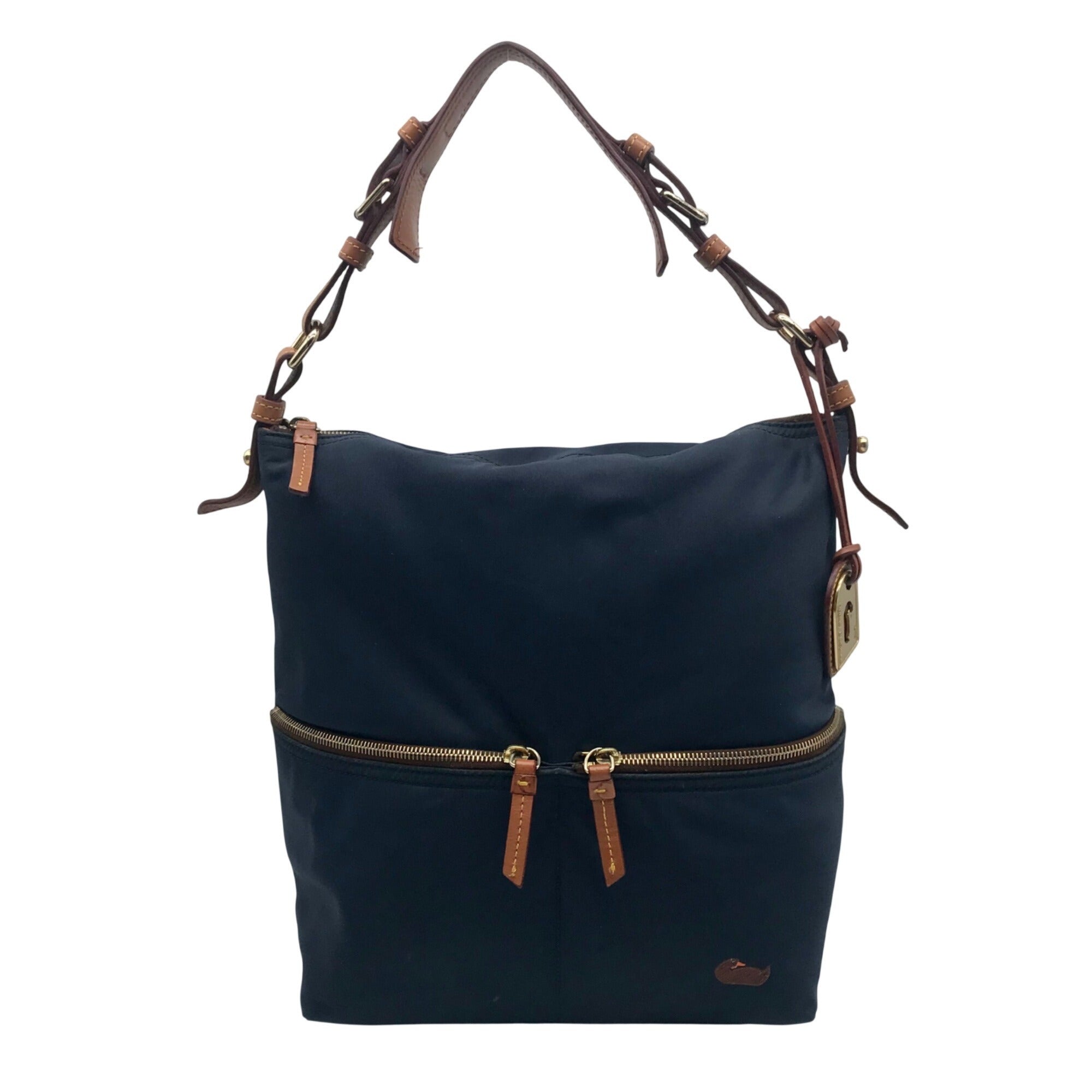 Dooney &amp; Bourke Blue Nylon Wayfarer Collection Satchel Bag
