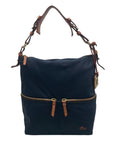 Dooney & Bourke Blue Nylon Wayfarer Collection Satchel Bag