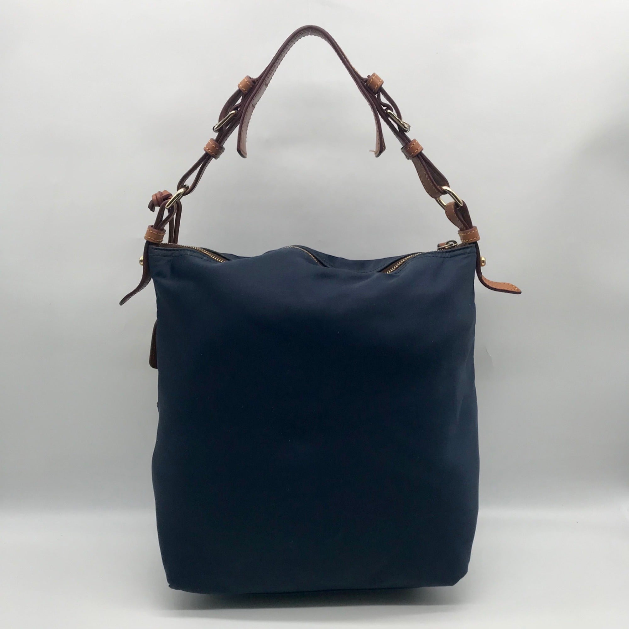 Dooney &amp; Bourke Blue Nylon Wayfarer Collection Satchel Bag