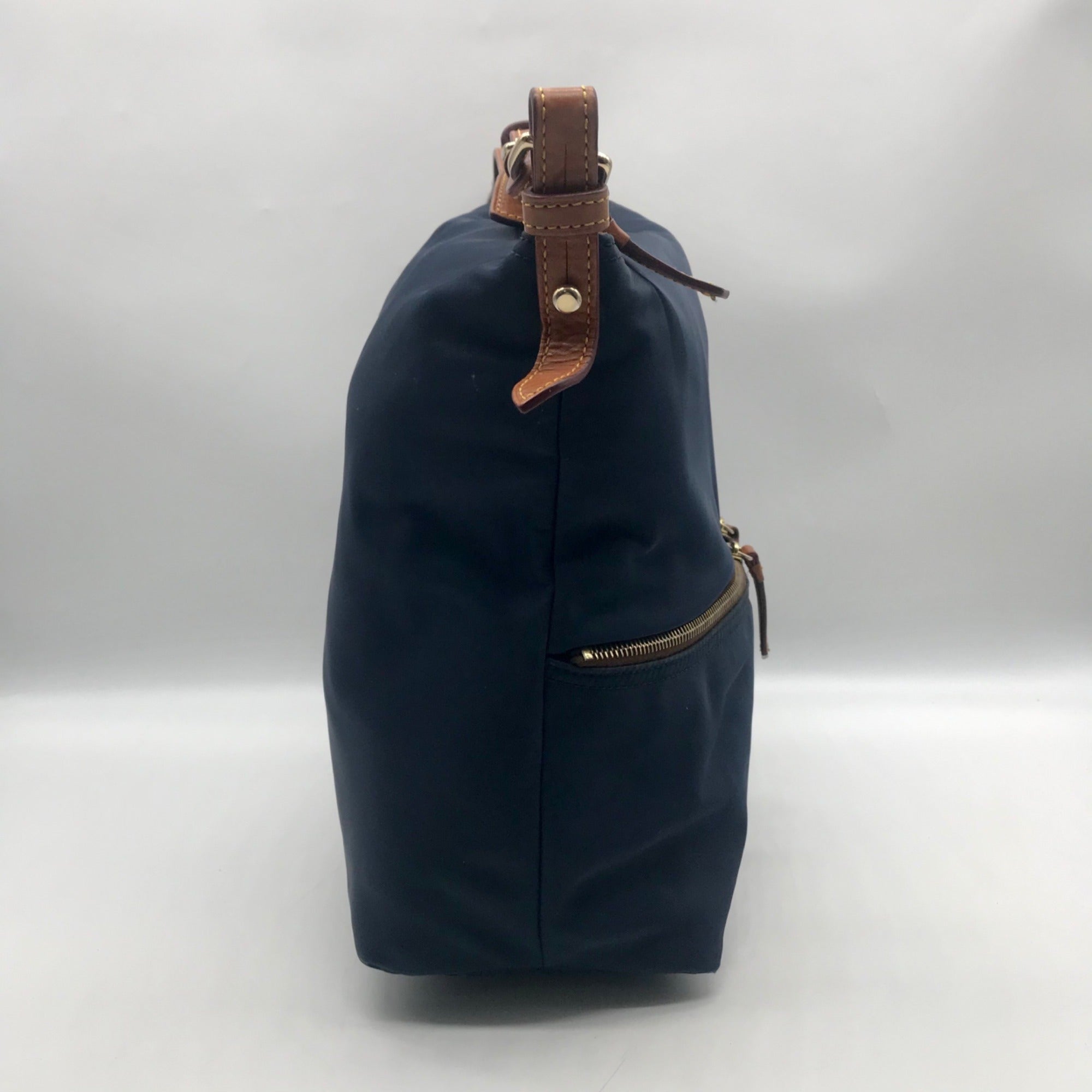 Dooney &amp; Bourke Blue Nylon Wayfarer Collection Satchel Bag
