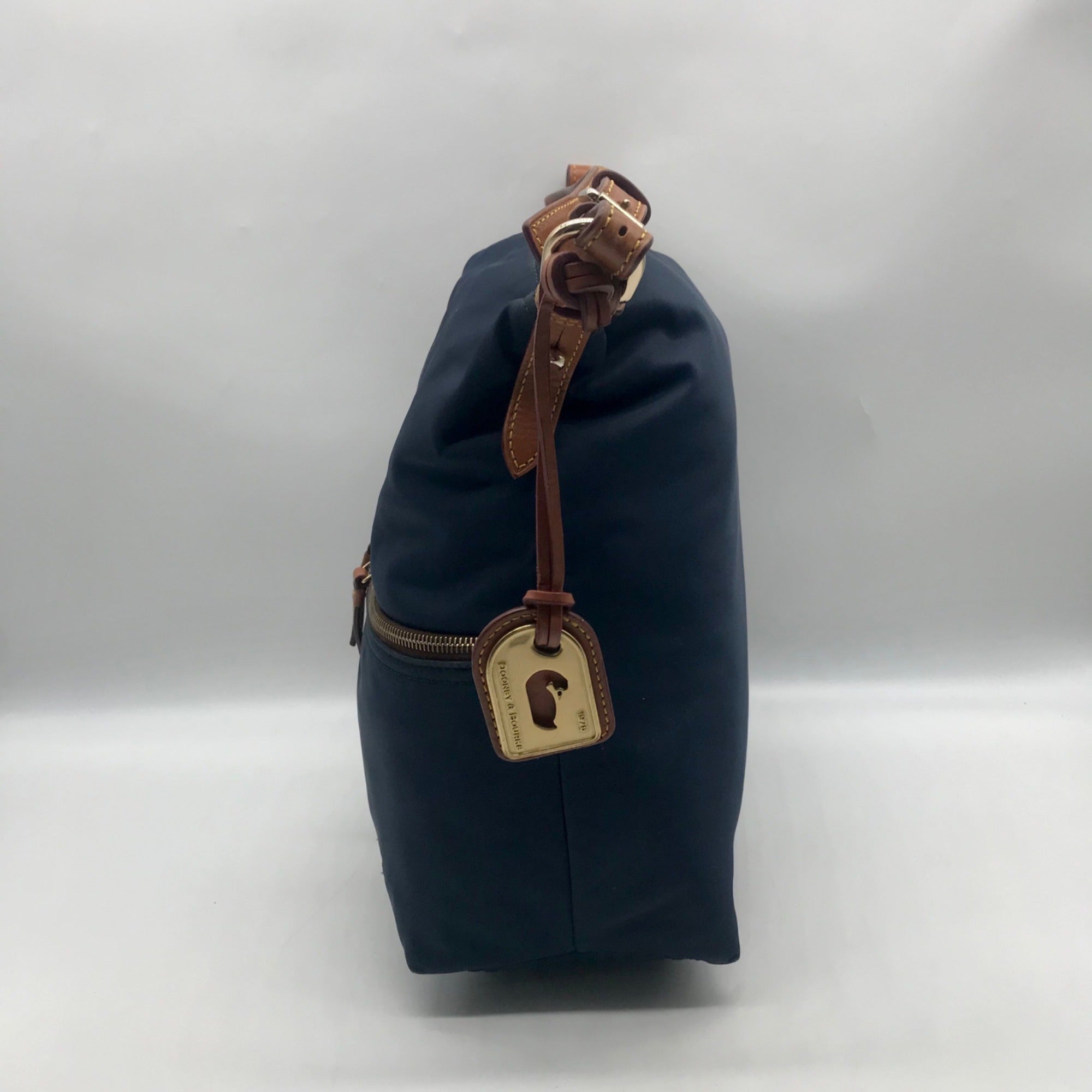 Dooney &amp; Bourke Blue Nylon Wayfarer Collection Satchel Bag