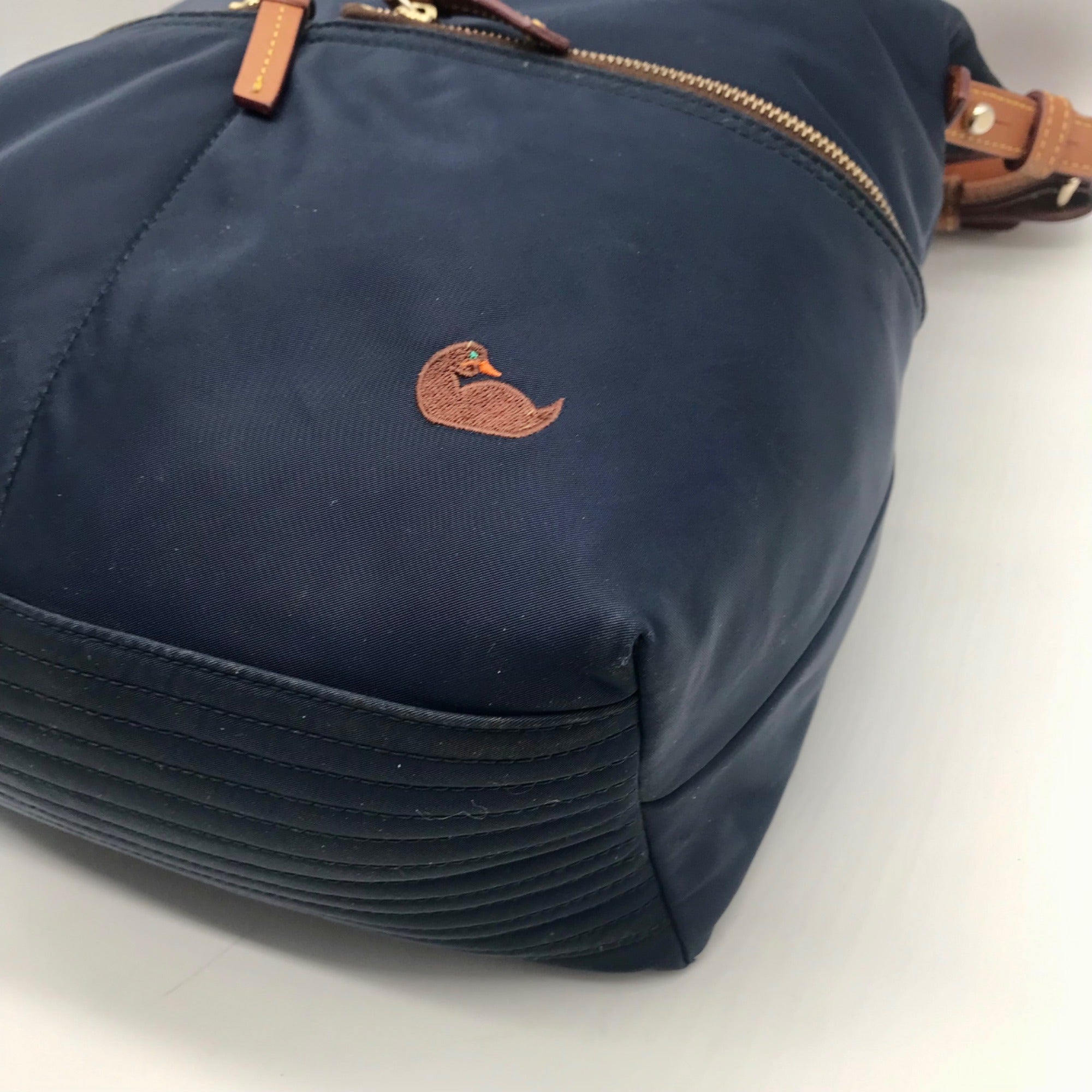 Dooney &amp; Bourke Blue Nylon Wayfarer Collection Satchel Bag