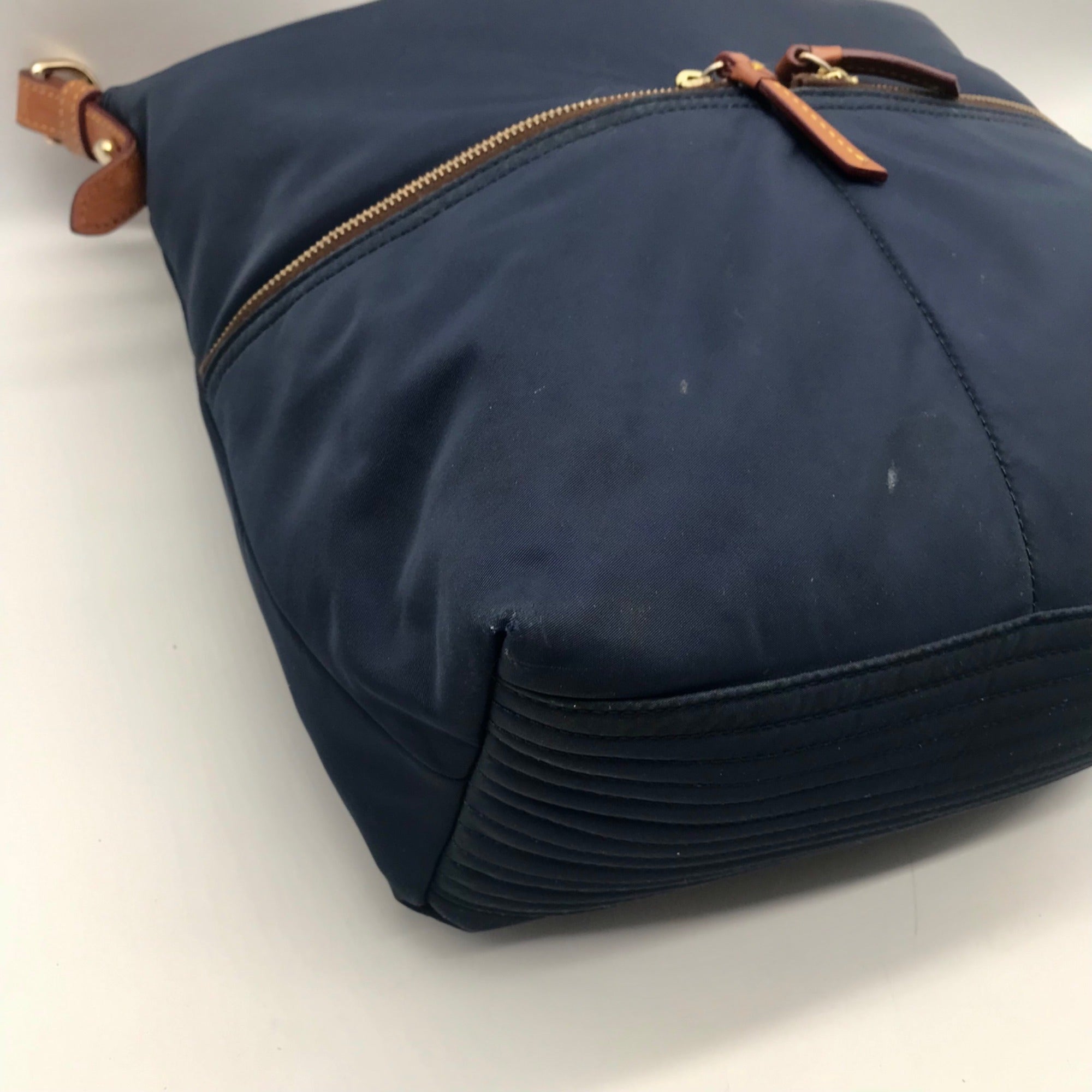 Dooney &amp; Bourke Blue Nylon Wayfarer Collection Satchel Bag