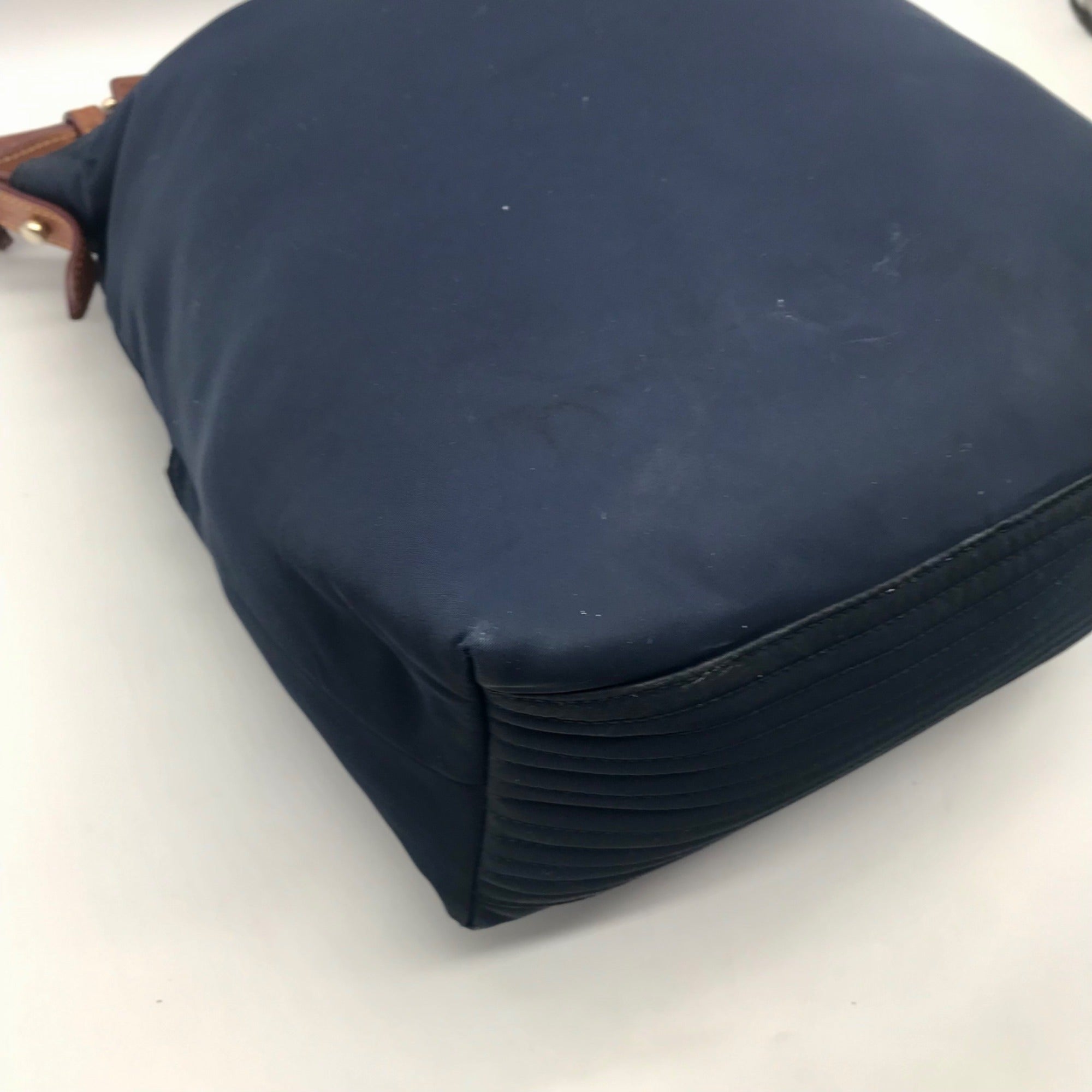 Dooney &amp; Bourke Blue Nylon Wayfarer Collection Satchel Bag