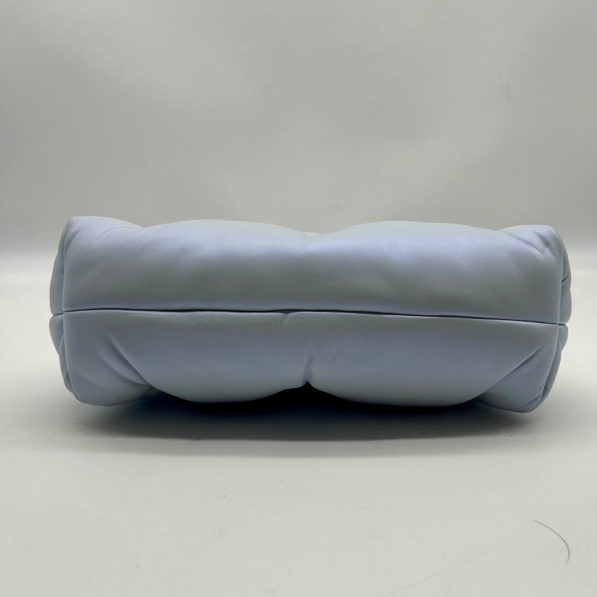 Kate Spade Light Blue Pearlized Leather Quilted Cloud Crossbody Clutch