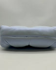 Kate Spade Light Blue Pearlized Leather Quilted Cloud Crossbody Clutch