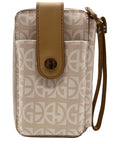 Giani Bernini Neutral Signature Phone Pouch Wallet Crossbody