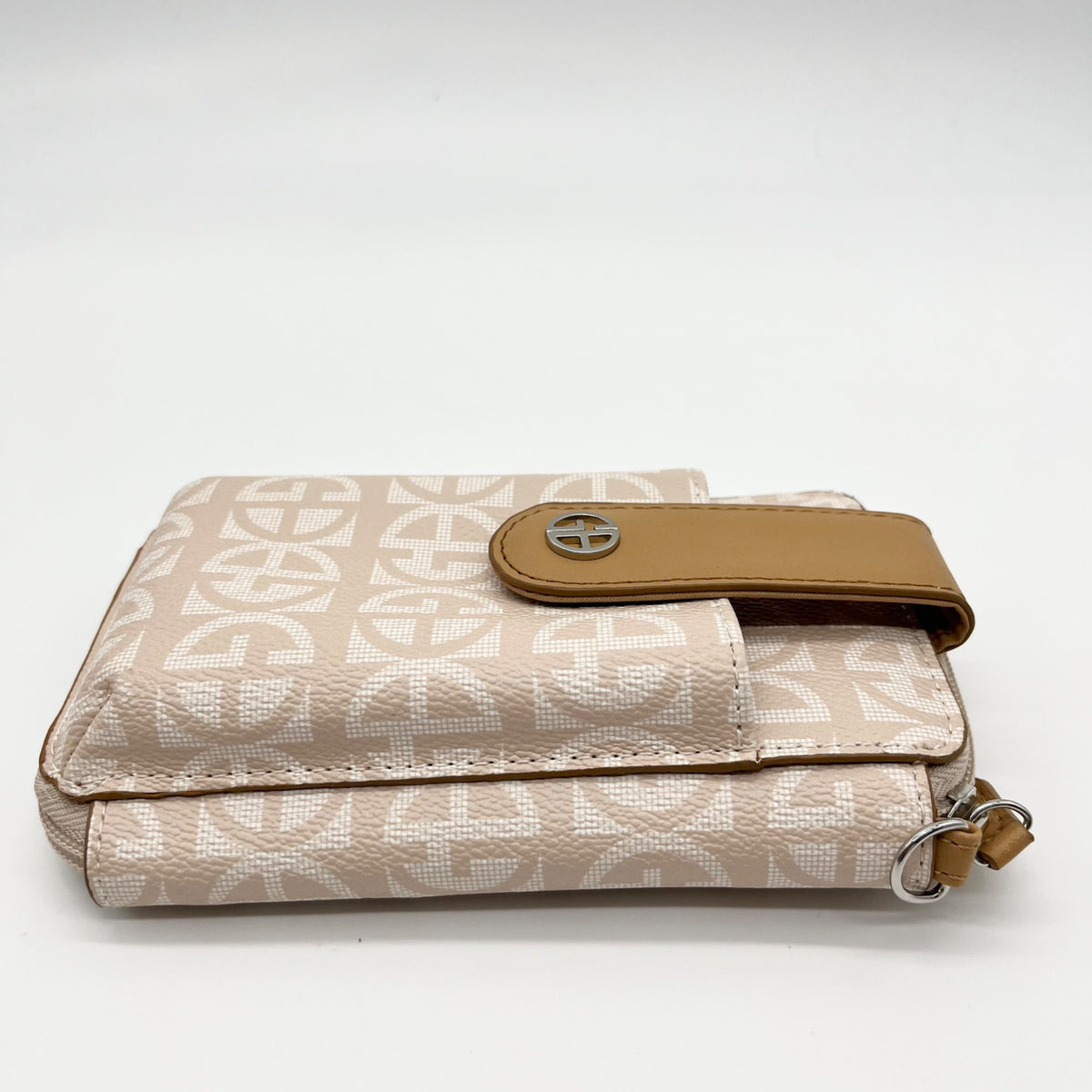 Giani Bernini Neutral Signature Phone Pouch Wallet Crossbody