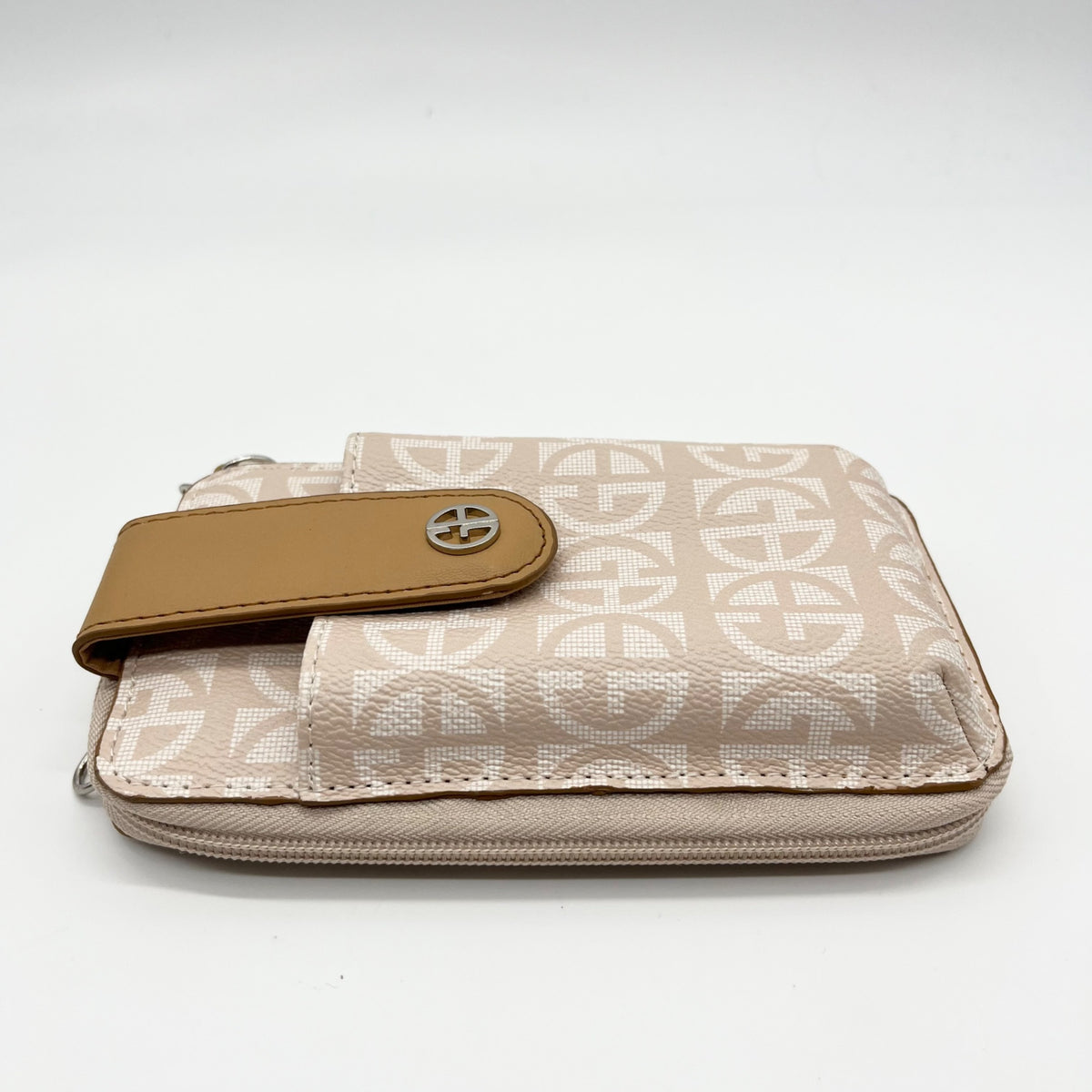 Giani Bernini Neutral Signature Phone Pouch Wallet Crossbody