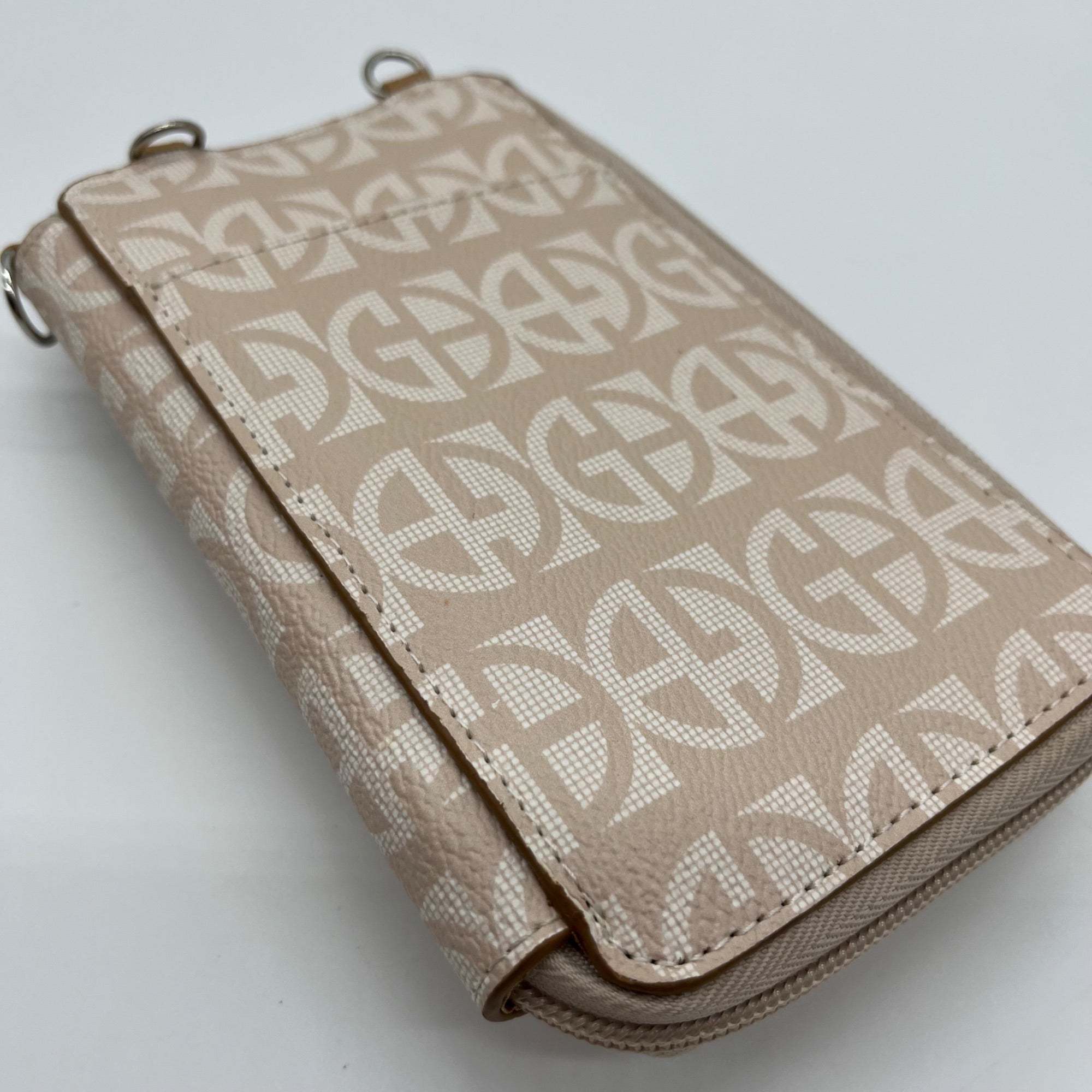 Giani Bernini Neutral Signature Phone Pouch Wallet Crossbody