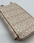 Giani Bernini Neutral Signature Phone Pouch Wallet Crossbody