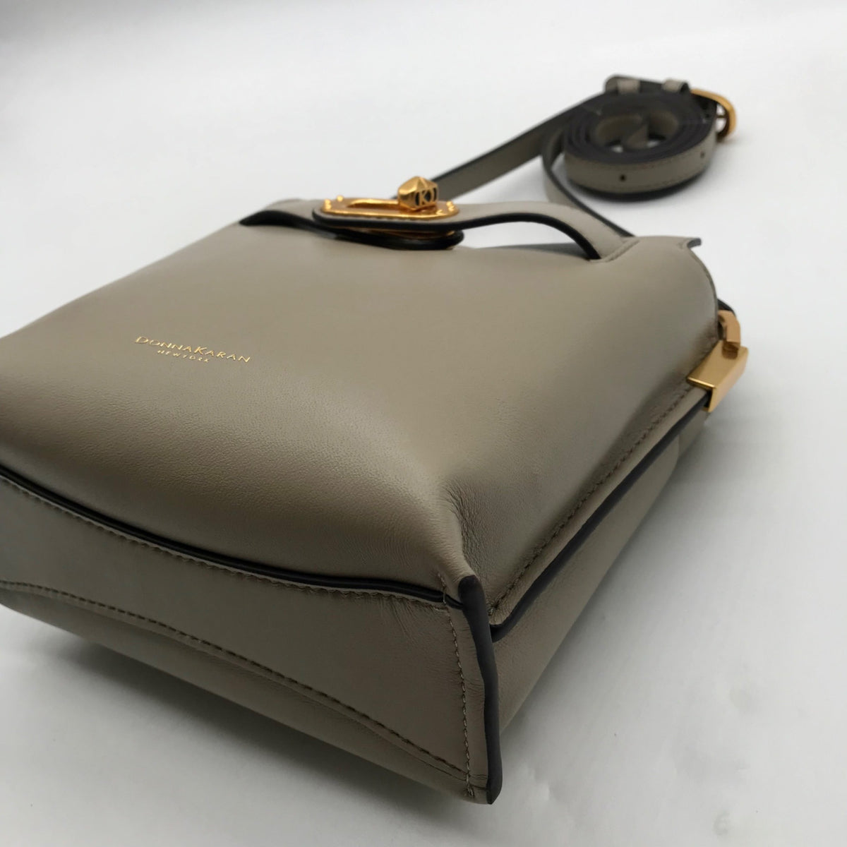 Donna Karan Tan Leather Bridgehampton Crossbody Bag