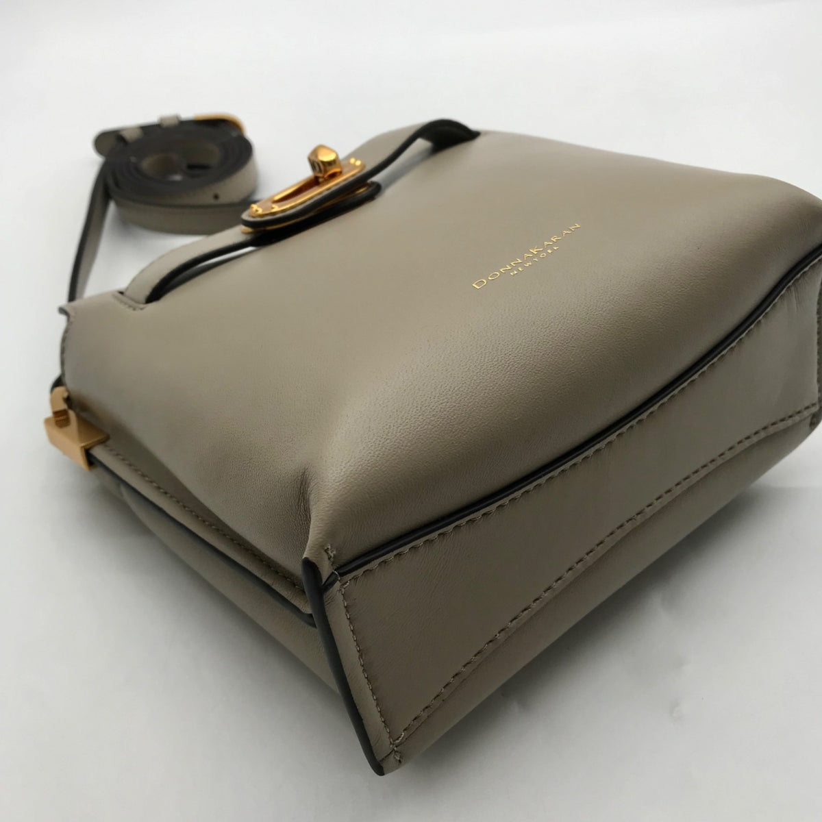 Donna Karan Tan Leather Bridgehampton Crossbody Bag