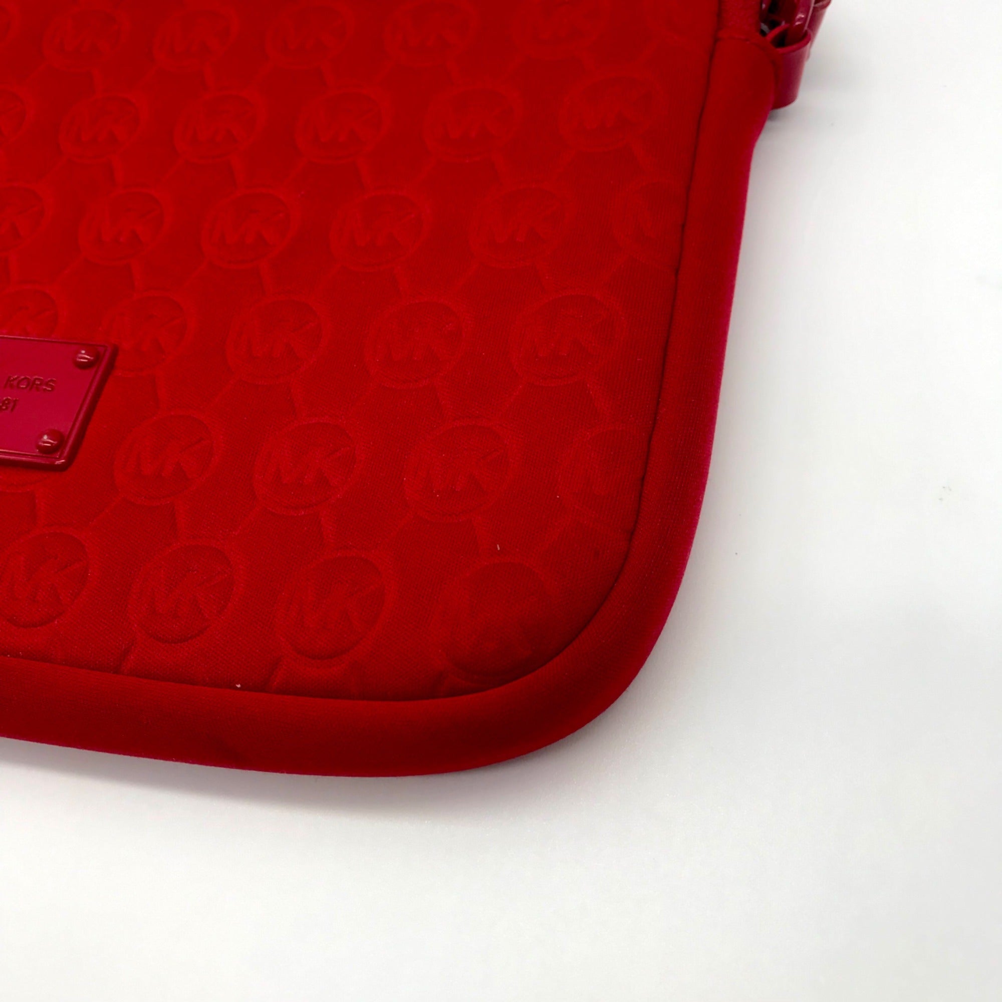 Michael Kors Bright Red Neoprene Tablet Case
