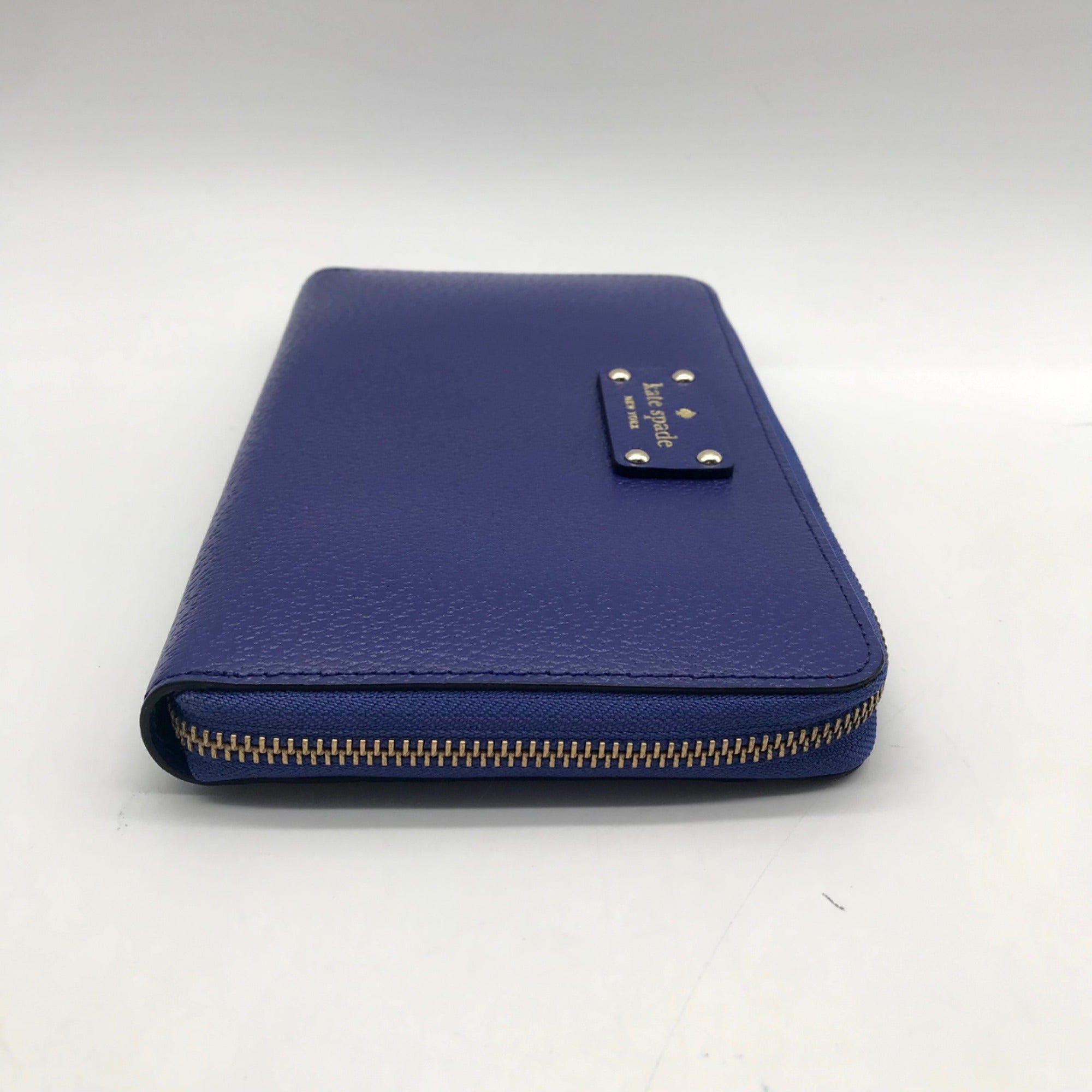 Kate Spade Blue Wellesley Neda Zip-Around Wallet