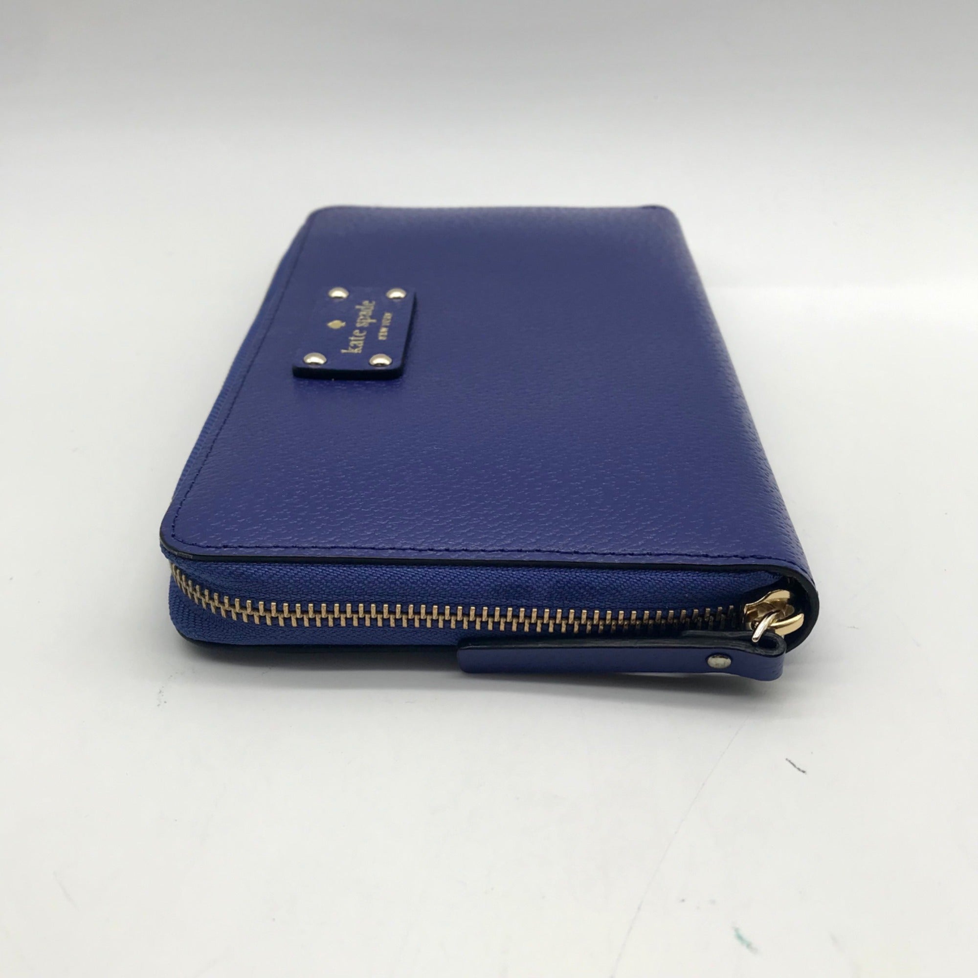 Kate Spade Blue Wellesley Neda Zip-Around Wallet