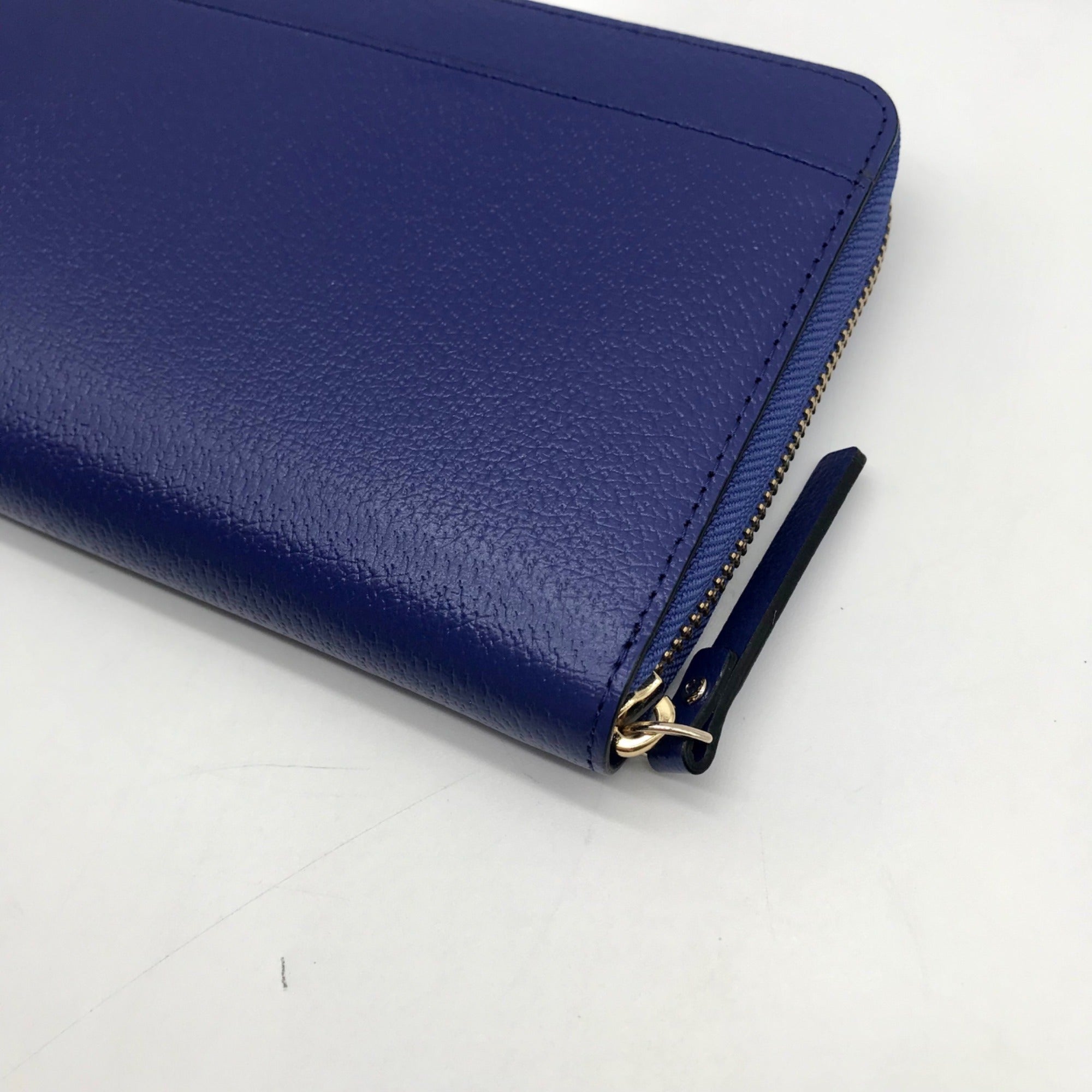 Kate Spade Blue Wellesley Neda Zip-Around Wallet