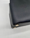 Michael Kors Black Saffiano Leather Middle Zip Savannah Convertible Tote