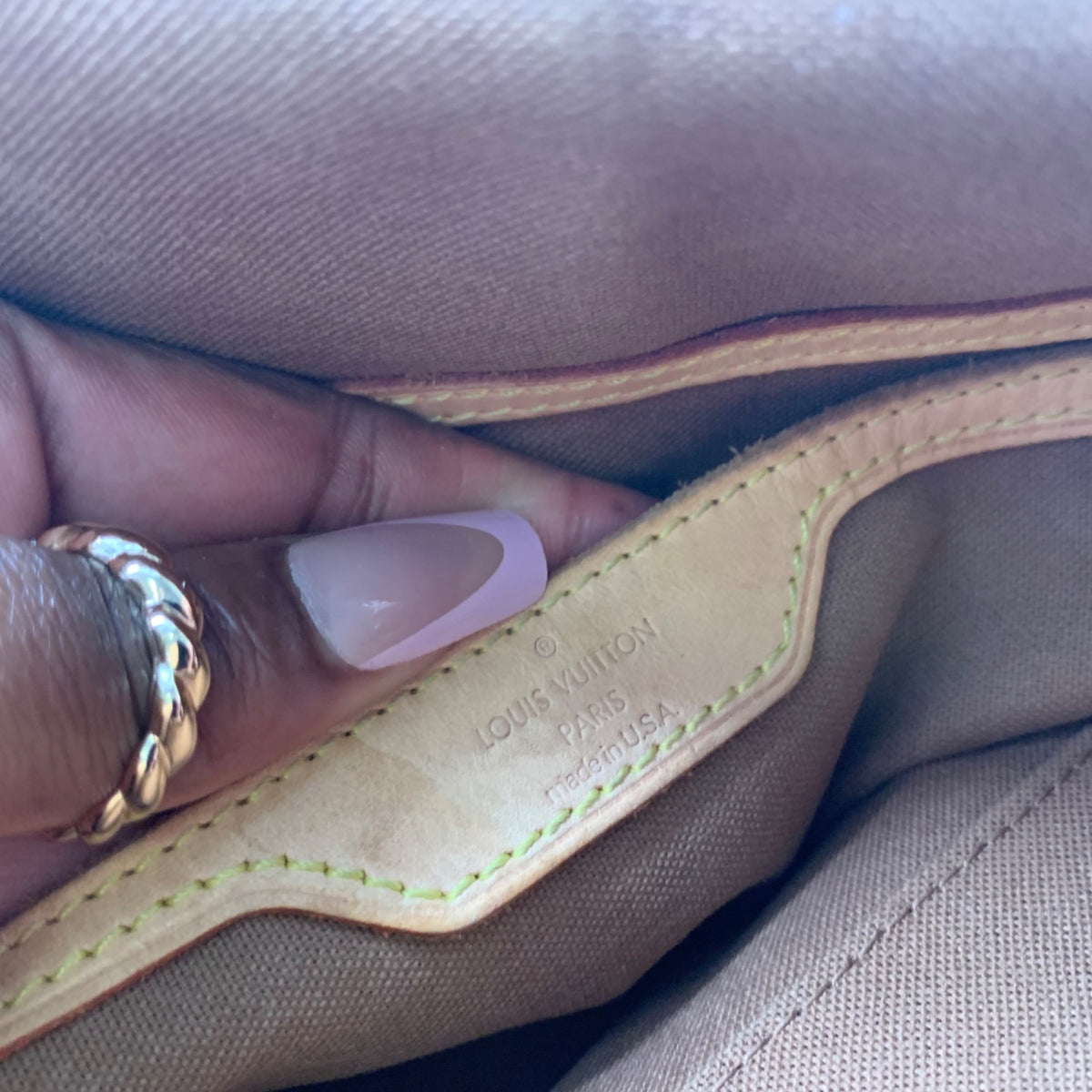 Louis Vuitton Brown Monogram Palermo GM Tote Bag