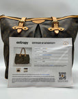 Louis Vuitton Brown Monogram Palermo GM Tote Bag