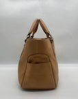 Celine Camel Calfskin Boogie Handbag