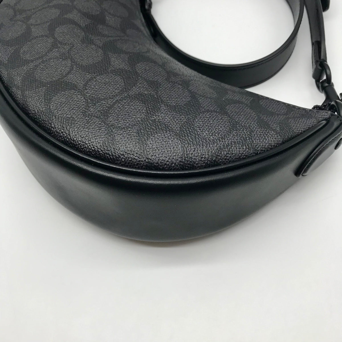 Coach Black Signature Coated Canvas Mira Shoulder Bag CQ764