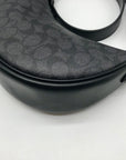 Coach Black Signature Coated Canvas Mira Shoulder Bag CQ764