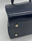Brahmin Blue Leather Shoulder Bag